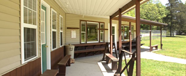 patio and observation area